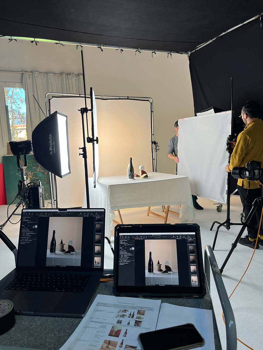 andrea-guimet-Juve-y-camps-rodaje-bts